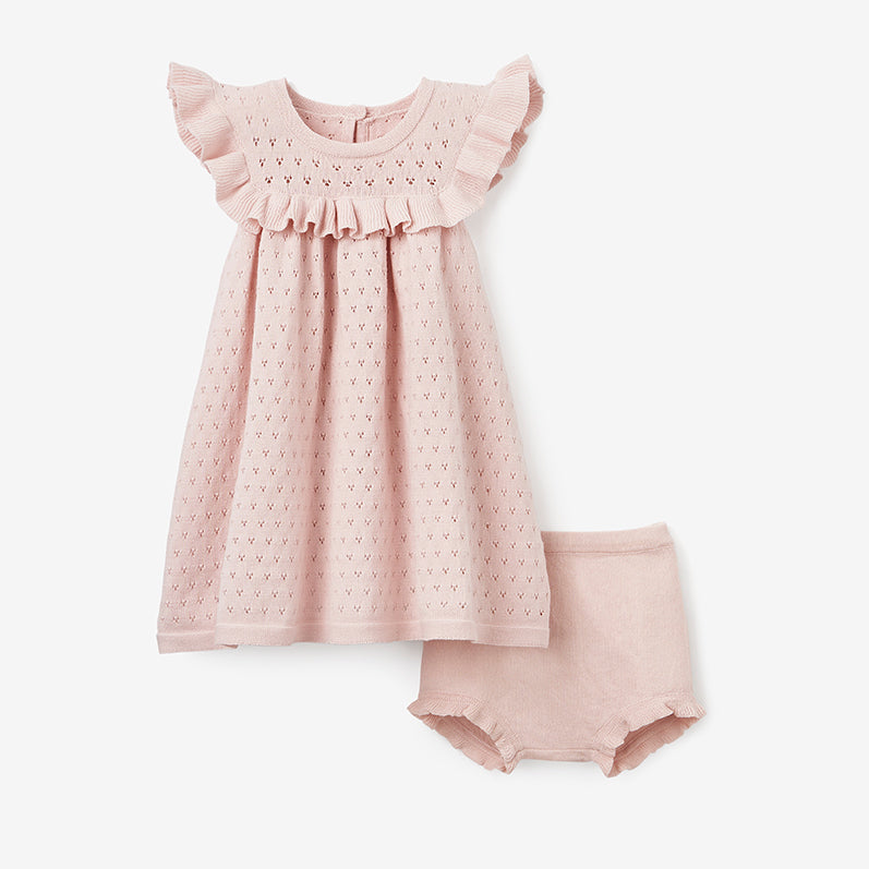 Dress Pointelle Flutter Bloomer - Pink