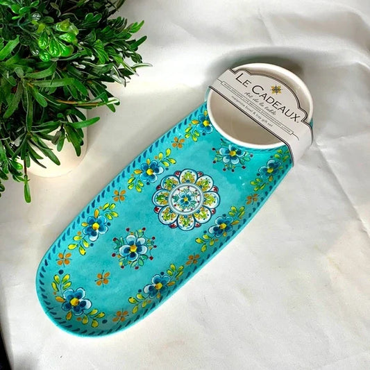 LeCadeaux Bowl & Tray Gift Set