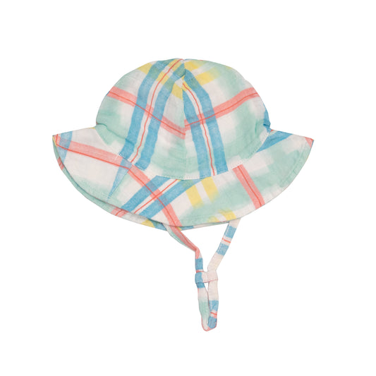 Beach Plaid Sunhat