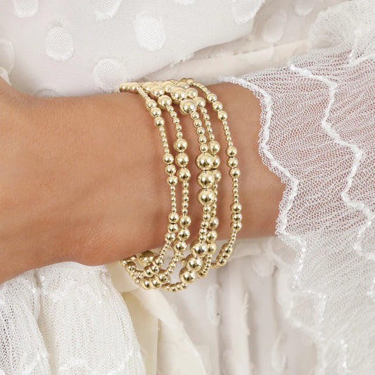 Classic Joy Pattern 4mm Bead Bracelet