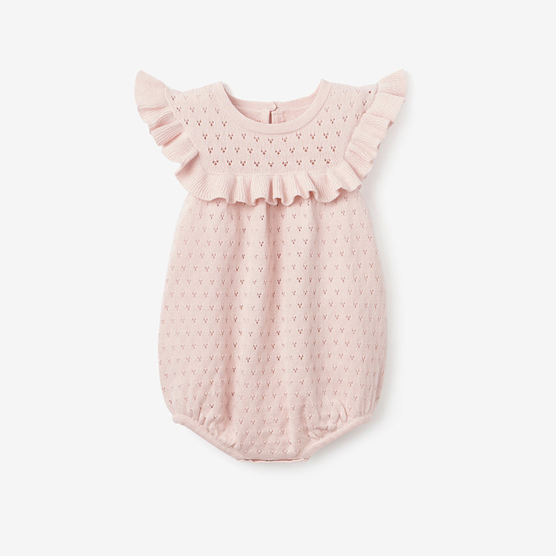 Bubble Pointelle Flutter Pink