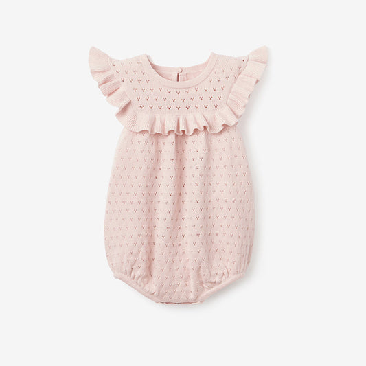 Bubble Pointelle Flutter Pink