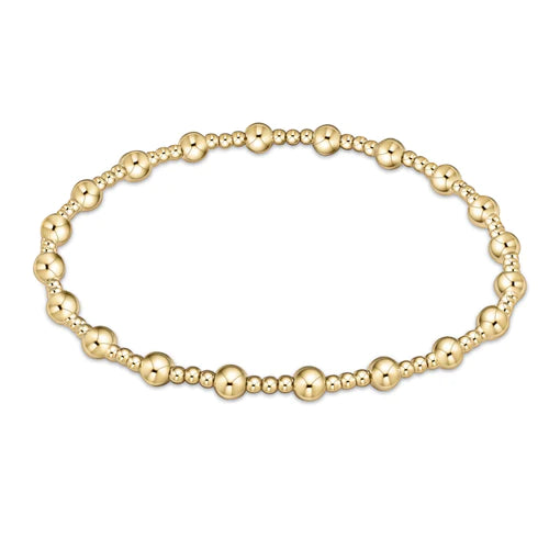 Classic Sincerity Pattern 4mm Bead Bracelet