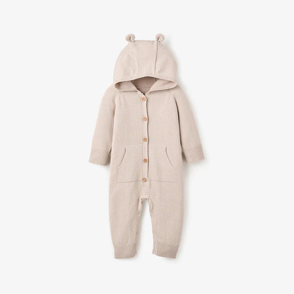 Hooded Jumpsuit - Taupe