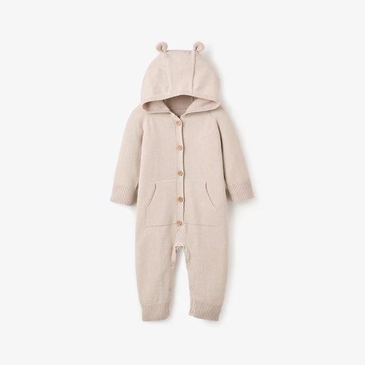 Hooded Jumpsuit - Taupe