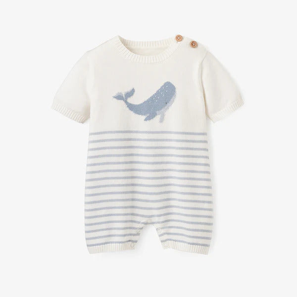 Whale Striped Shortall Knit