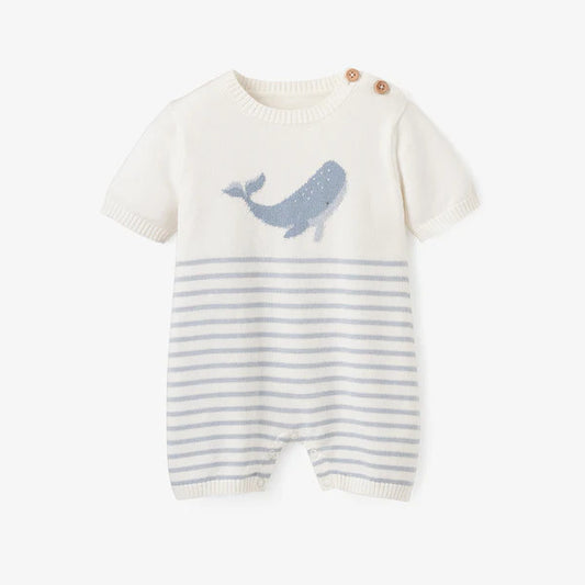 Whale Striped Shortall Knit