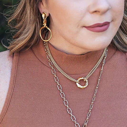 Loni Paul Double Circle Necklace
